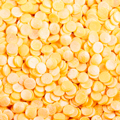 Посыпка кондитерская конфетти "Жёлтое перламутровое" 50 г tp62936