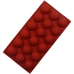 Форма силиконовая "Полусферы" 5 см 18 шт 