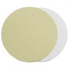 Подложка под десерт Золото/Белая 1,5 мм 8 см 1 шт п 1,5-80   КЗБ