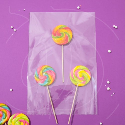 Пакетик прозрачный для сладостей 15х30 см 100 шт Пак-3