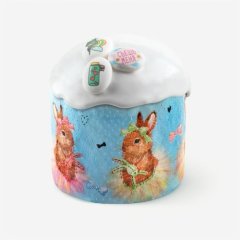 Форма для кулича "Зайка" D90 H90 мм 1 шт pmK9090сZA