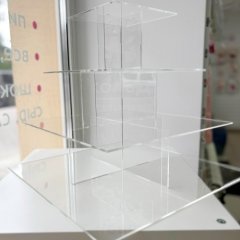 Этажерка для десертов акриловая Квадратная 