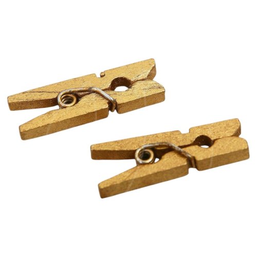 Прищепка для открытки Тёмное Золото 50 шт 4464683