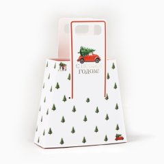 Коробка для сладостей "Новогодняя доставка" 23х8х32 см 10444884