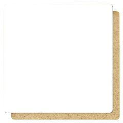 Подложка под торт ЛХДФ Белая 3 мм 14х14 см 