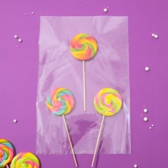 Пакетик прозрачный для сладостей 12х20 см 100 шт Пак-4