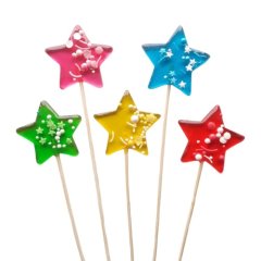 Леденец из изомальта "Звезда с посыпкой" 1 шт 