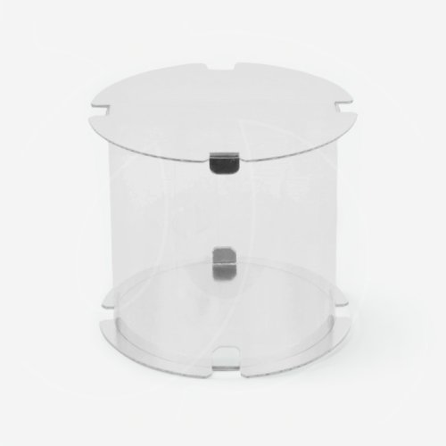 Коробка для торта круглая белая 16х16 см 022500 ф