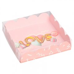 Коробка для сладостей "Воздушная любовь" 13x13x3 см 7155175