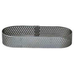 Форма металлическая для выпечки перфорированная PEKU Овал H2 D13х3 ОП/2/3/13