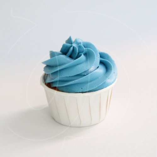 Капсула бумажная с подворотом Белая (с ламинацией) D50 H40 1 шт ForG MUFFIN PRO W/W            Б-7; 7450238