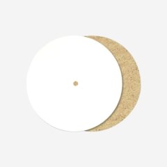 Подложка под торт с отверстием ЛХДФ Белая 3 мм 26 см 