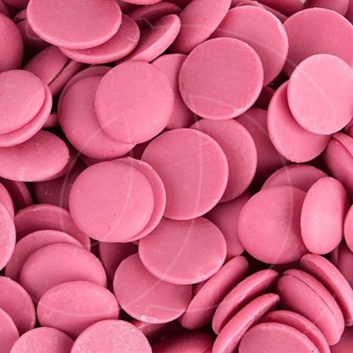 Шоколадная глазурь розовая со вкусом клубники со сливками ШОКОМИЛК 200 г 