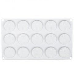 Форма силиконовая "TOURBILLON" 15 шт 2582028