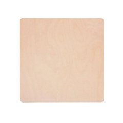 Подложка под торт деревянная 4 мм 20х20 см F4/20х20