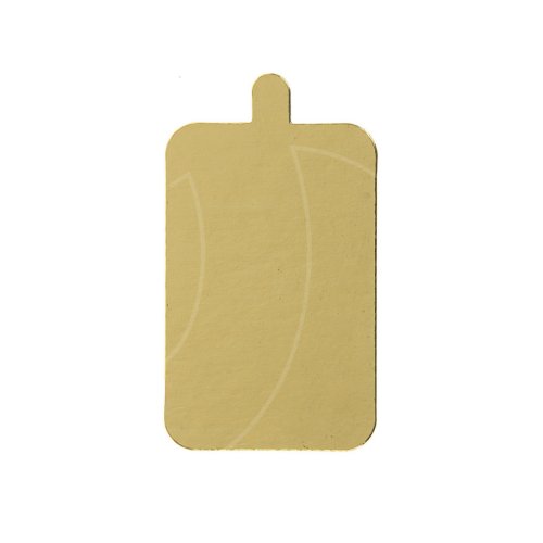 Подложка под десерт с держателем Золото 0,8 мм 6,5х10 см ForG BASE 0,8 Go G 100*65