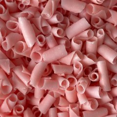 Шоколадная стружка Callebaut Розовая клубничная 50 г CHF-BS-22271E0-07B