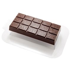 Форма пластиковая "Плитка для дубайского шоколада №2" 15x7x2 см 34315