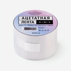 Ацетатная лента в рулоне высота 6 см длина 5 м толщина 130 мкм MIXIE 33435 