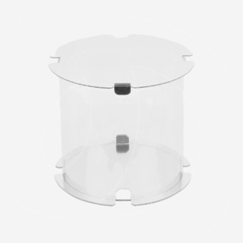 Коробка для торта круглая белая 24х24 см 022520 ф