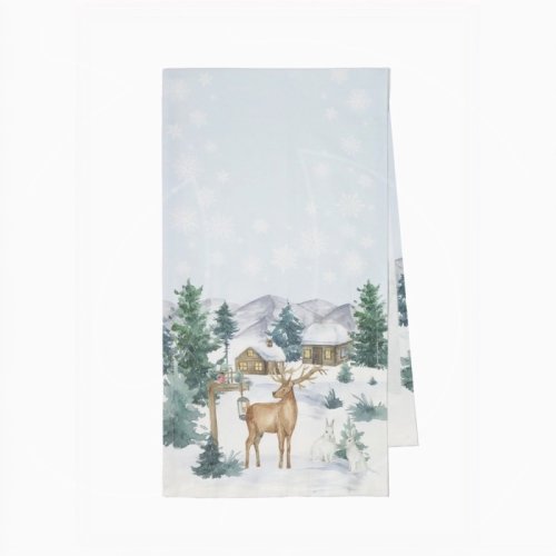 Дорожка на стол "Зимний олень" 40х147 см 7346929