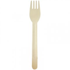 Вилка деревянная одноразовая 160 мм 1 шт ВД160, Б-75