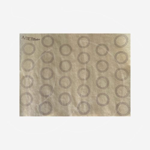 Коврик тефлоновый для выпечки с разметкой для 27 макарон Алет 30х40 см 134080