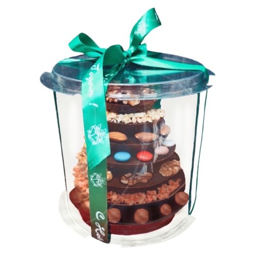 Коробка-тубус под фигурку из шоколада 14х12,5 см PK0012