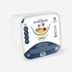 Пюре замороженное AGROBAR Маракуйя с семечкой 1 кг 
