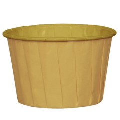 Капсула бумажная с подворотом Крафт D50 H40 100 шт б-107