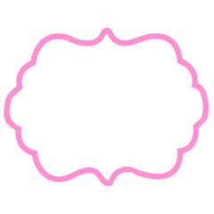 Вырубка пластиковая LUBIMOVA "Табличка №31" LC-00003346