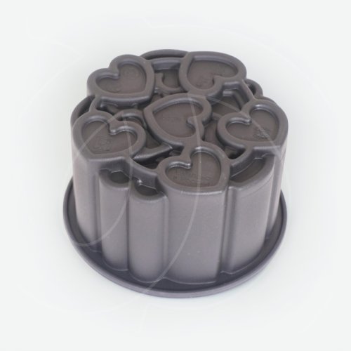 Форма силиконовая для бенто-торта Silico "Сердца" SА311