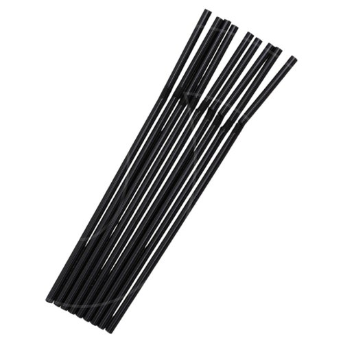 Трубочки Чёрные 21 см 100 шт 1401525