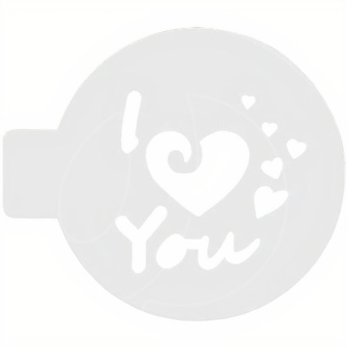 Трафарет кулинарный "I Love You" КФ-10