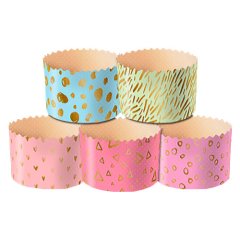 Форма для кулича "Пастель микс" D90 H90 1 шт pmK9090сPM