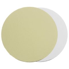 Подложка под десерт Золото/Белая 1,5 мм 9 см 1 шт п 1,5-90 КЗБ